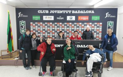 EL CENTRE OCUPACIONAL LA COSTERA I EL JOVENTUT DE BADALONA TORNEN A JUNTAR-SE EN UNA ACTIVITAT CONJUNTA D’ESPORT INCLUSIU.