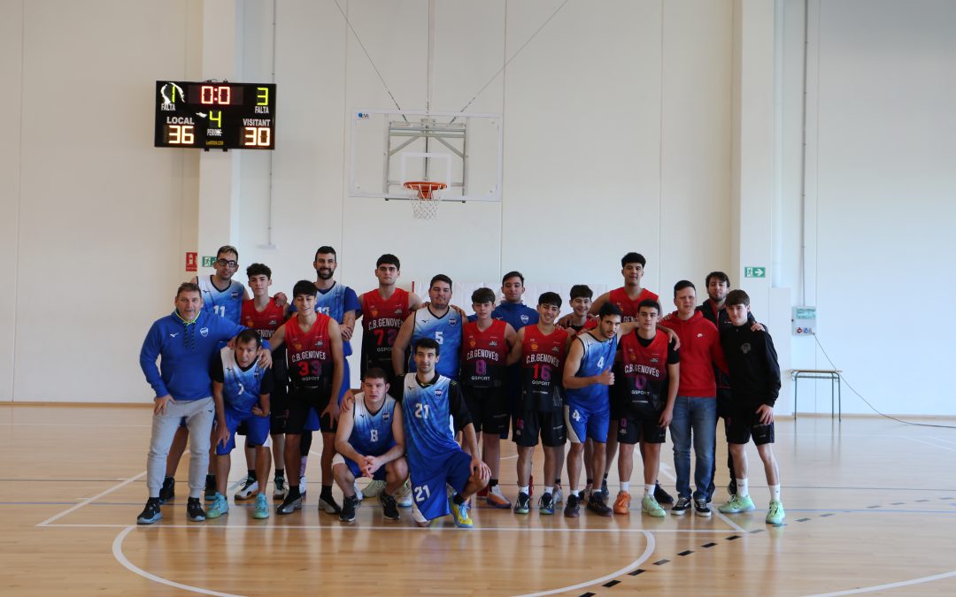 ASPROMIVISE I I EL CB GENOVÉS COMPARTEIXEN PISTA EN LA LLIGA DE BÀSQUET INCLUSIU.